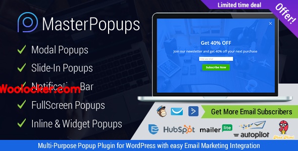 Master Popups v1.3.8 – Popup Plugin for Lead Generation