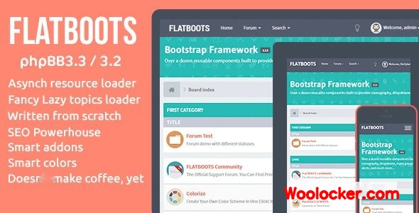 FLATBOOTS v3.3.1 – High-Performance and Modern Theme For phpBB