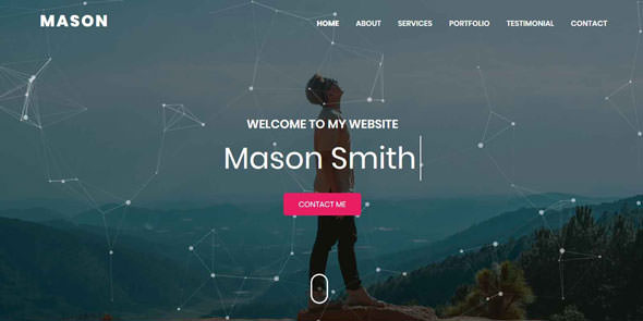 Mason – Portfolio HTML Theme