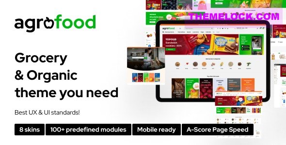 Agrofood v1.0.3 – Elementor WooCommerce WordPress Theme