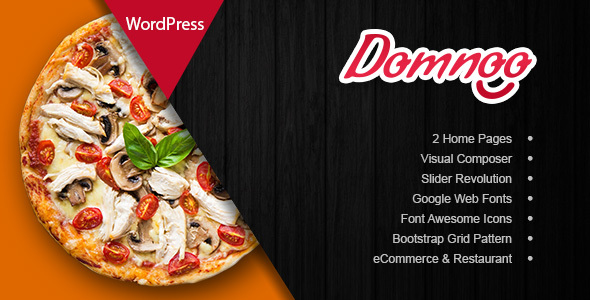 Domnoo v1.29 – Pizza & Restaurant WordPress Theme