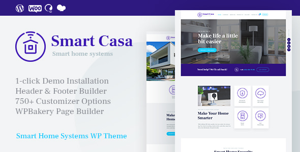 Smart Casa v1.0.10 – Home Automation & Technologies Theme
