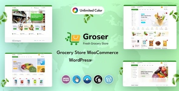 Groser v1.0.0 – Grocery Store WooCommerce