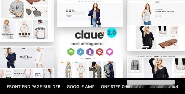 Claue v2.1.18 – Clean and Minimal Magento Theme