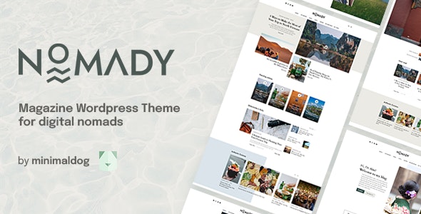 Nomady v1.1.5 – Magazine Theme for Digital Nomads