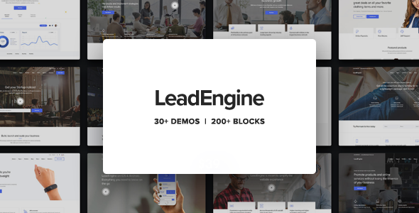 LeadEngine v3.4 – Multi-Purpose Theme with Page Builder